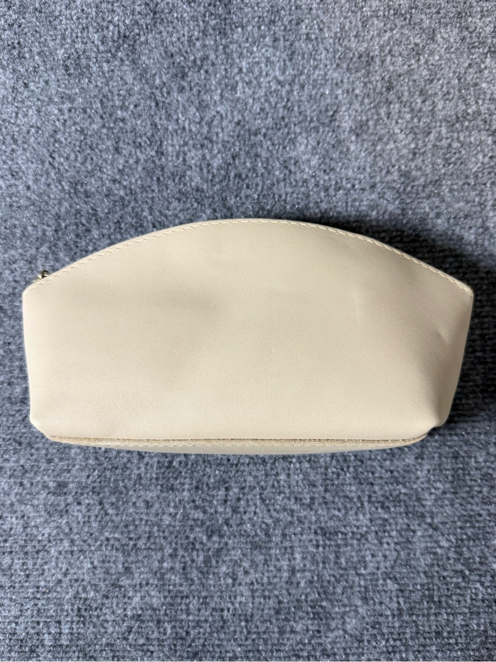 Portland Leather Goods Eclipse Makeup Bag Bone